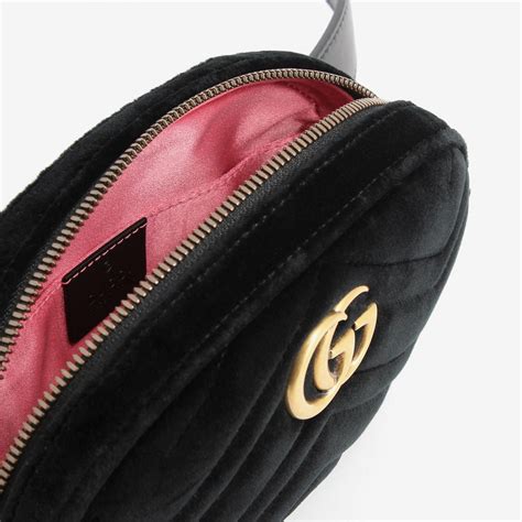 gucci velvet bag review|Gucci marmont belt bag velvet.